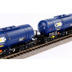 PIKO 58263 Zestaw 2 wagonów towarowych cystern typu 406Ra serii Zaes 